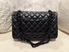 Chanel MEDIUM Classic Double Flap Bag Lambskin So Black (Microchip)