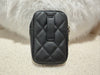 CHANEL Cambon Ligne Pouch Black/White Quilted Leather CC