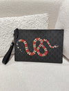 GUCCI GG POUCH WITH GG&SNAKE DETAILS
