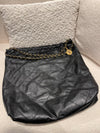Chanel Large 22 Bag calfskin black (Microchip)