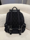 Burberry Nylon Rucksack Backpack Black