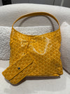 Goyard Boheme Hobo Bag Goyardine Canvas/Calfskin