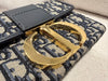 Dior 30 Montaigne Box Blue Oblique Jacquard