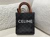 CELINE MINI VERTICAL CABAS TRIOMPHE CANVAS BROWN