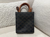 CELINE MINI VERTICAL CABAS TRIOMPHE CANVAS BROWN