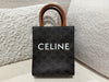 CELINE MINI VERTICAL CABAS TRIOMPHE CANVAS BROWN