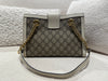 Gucci padlock small shoulder bag GG supreme canvas / Leather white