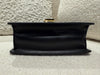 GUCCI SYLVIE TOP HANDLE LEATHER HANDBAG BLACK