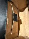GUCCI SYLVIE TOP HANDLE LEATHER HANDBAG BLACK