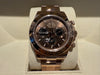 Rolex Cosmograph Daytona 18K ROSE Gold "Chocolate" INDEX Dial Mens Watch