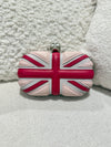 Alexander McQueen Multicolor Leather Britannia Skull Box Clutch