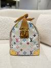 LOUIS VUITTON Speedy 25 White Multicolored