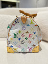 LOUIS VUITTON Speedy 25 White Multicolored
