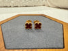 Van Cleef & Arpels Sweet Alhambra Earstuds Earrings, Rose gold, Carnelian