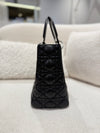 DIOR Medium Lady Dior Calfskin Black