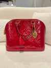 Louis Vuitton alma PM Patent leather Red