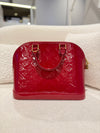 Louis Vuitton alma PM Patent leather Red