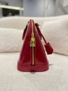Louis Vuitton alma PM Patent leather Red