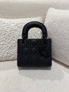 DIOR MINI LADY LAMBSKIN BLACK