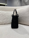 DIOR MINI LADY LAMBSKIN BLACK