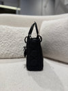 DIOR MINI LADY LAMBSKIN BLACK