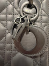 DIOR MINI LADY LAMBSKIN BLACK