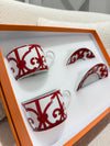 HERMES Balcon du Guadalquivir tea cup and saucer SETS