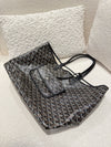 GOYARD SAINT LOUIS PM TOTE BAG GOYARD LINE CANVAS BLACK