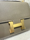 Hermes Mini Constance Epsom Etoupe GHW Stamp Z