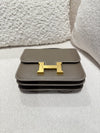 Hermes Mini Constance Epsom Etoupe GHW Stamp Z