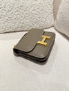 Hermes Mini Constance Epsom Etoupe GHW Stamp Z