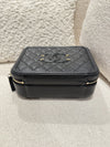 CHANEL Small Caviar Filigree Vanity Case satchel