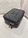 CHANEL Small Caviar Filigree Vanity Case satchel