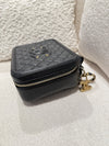 CHANEL Small Caviar Filigree Vanity Case satchel