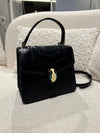 BVLGARI SERPENTI FOREVER CROSSBODY BAG BLACK