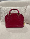 Louis Vuitton Alma BB Patent Indian Rose