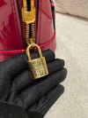 Louis Vuitton Alma BB Patent Indian Rose