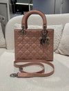 DIOR Medium Lady Dior Patent Pink