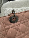 DIOR Medium Lady Dior Patent Pink