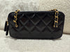Chanel Long Vanity Case Lambskin Black(Microchip)