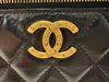 Chanel Long Vanity Case Lambskin Black(Microchip)