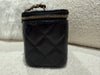 Chanel Long Vanity Case Lambskin Black(Microchip)
