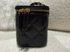 Chanel Long Vanity Case Lambskin Black(Microchip)