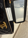 Chanel Long Vanity Case Lambskin Black(Microchip)