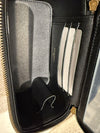 Chanel Long Vanity Case Lambskin Black(Microchip)