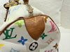 LOUIS VUITTON Speedy 30 White Multicolored