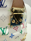 LOUIS VUITTON Speedy 30 White Multicolored
