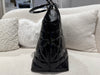 Christian Dior Black Cannage Quilted Patent Leather Granville Tote Bag