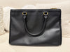 PRADA Large Saffiano Tote Bag Leather Black