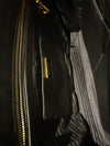 PRADA Large Saffiano Tote Bag Leather Black
